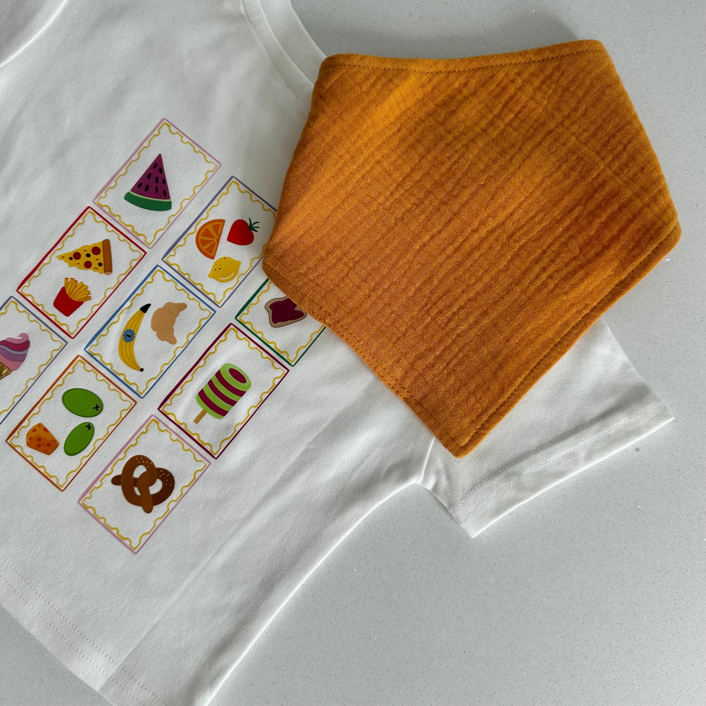 Organic Cotton Neckerchief Bib