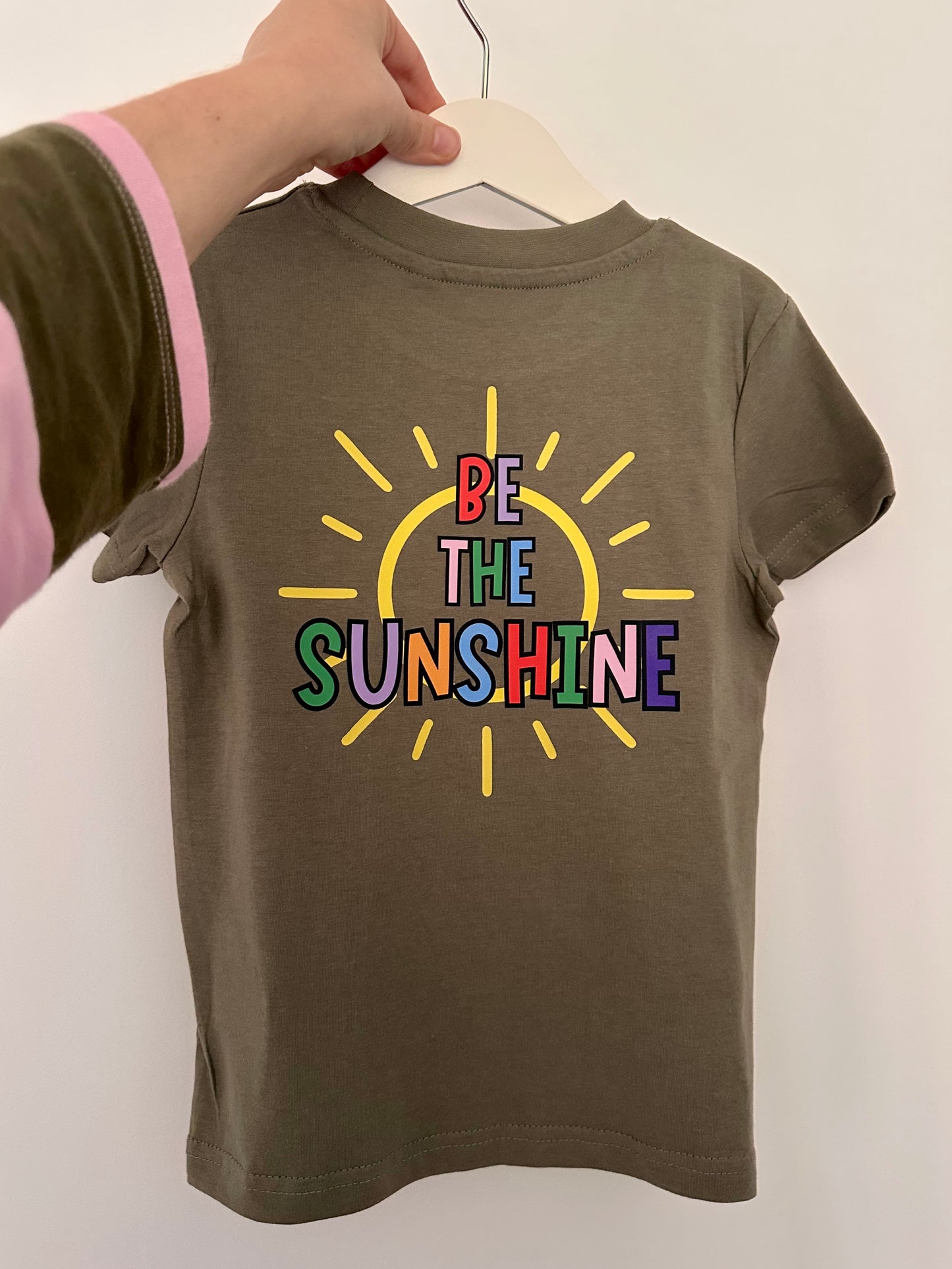 Old Style Printed T - Olive - Choose your design